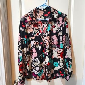 Woman's floral shirt